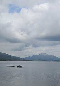 View from the southernmost part of Loch Lomond