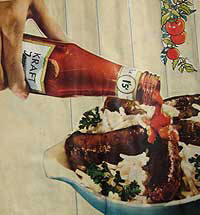 Advert for Kraft Tomato Ketchup 1950's
